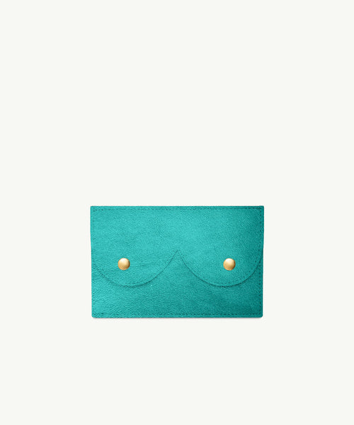 Midi cyckoportfel zielony metallic