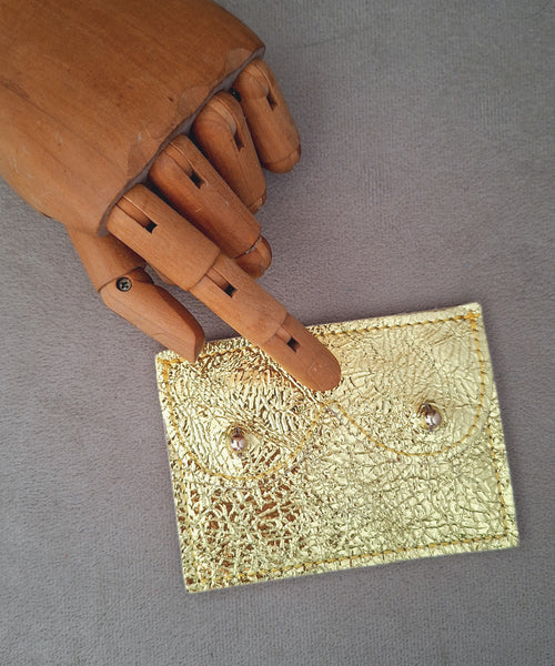 Mini cyckoportfel żółty metallic outlet