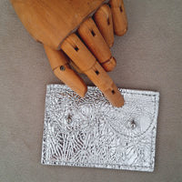 Mini cyckoportfel srebrny metallic outlet