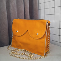 Midi cyckotorebka musztardowa outlet