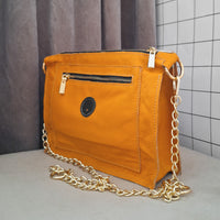 Midi cyckotorebka musztardowa outlet