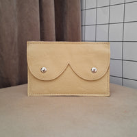 Midi cyckoportfel kremowy outlet