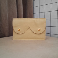 Midi cyckoportfel kremowy outlet