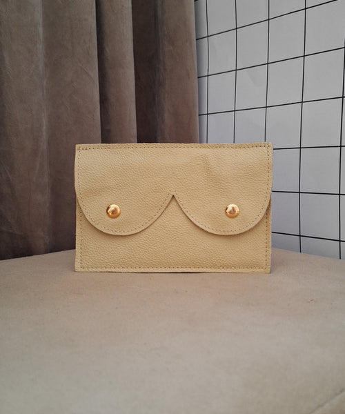 Midi cyckoportfel kremowy outlet