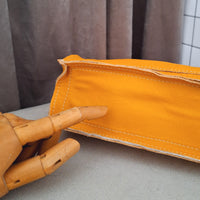 Mini cyckotorebka musztardowa outlet