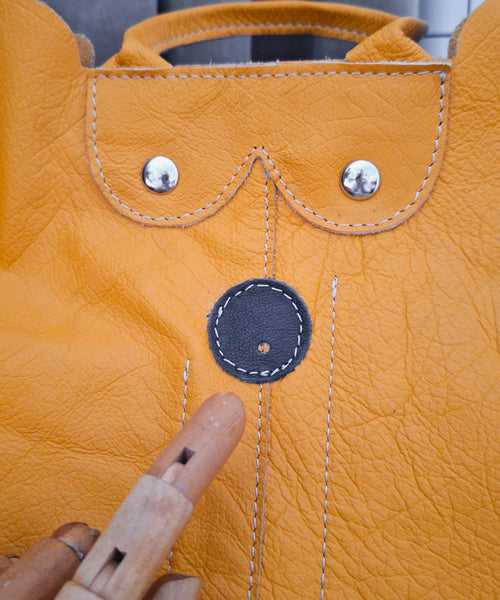 Cyckoshoper musztardowy outlet