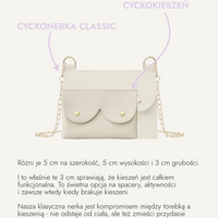 Cyckokieszeń beżowa