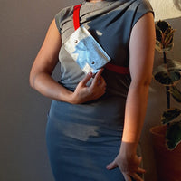 Cyckokieszeń srebrna metallic