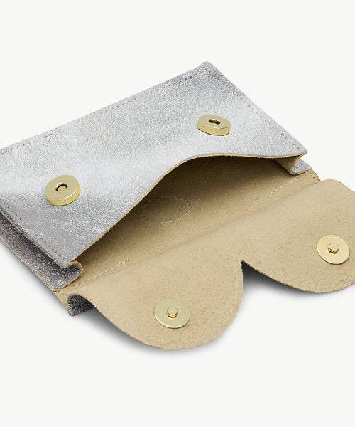 Cyckokieszeń srebrna metallic