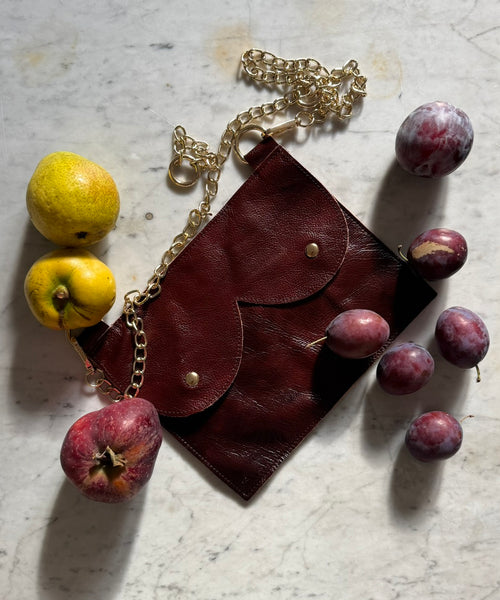 Maxi cyckonerka marsala połysk