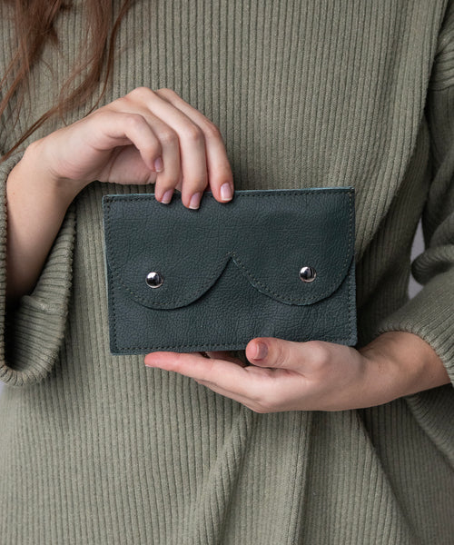 Midi cyckoportfel zielony iglasty