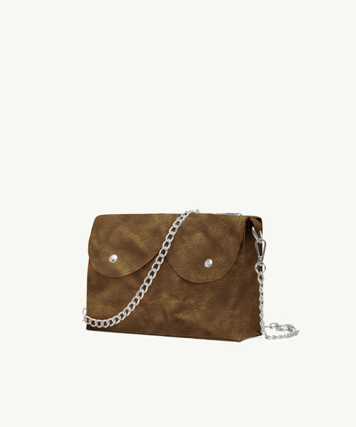 Midi cyckotorebka mleczna czekolada połysk