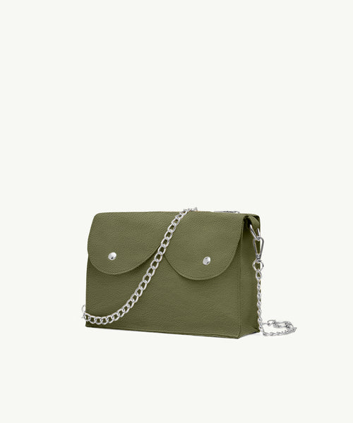 Midi cyckotorebka oliwkowa