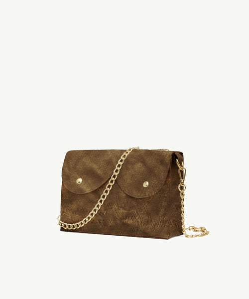 Midi cyckotorebka mleczna czekolada połysk