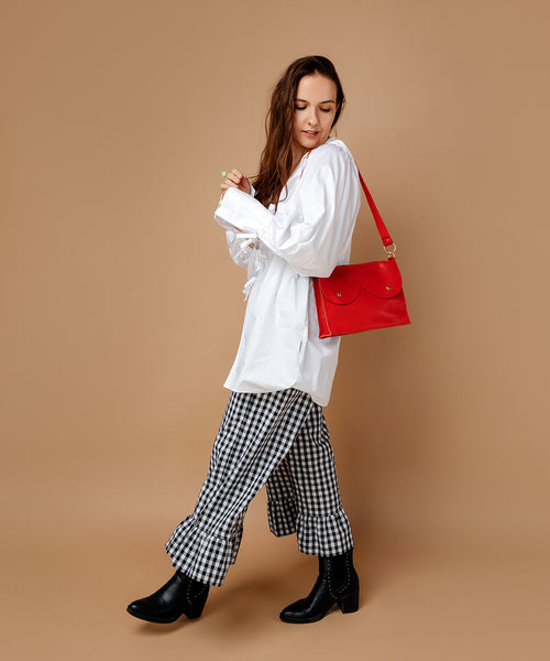 Midi cyckotorebka czerwona