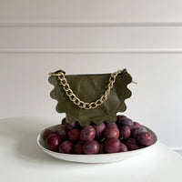 Mini pierożek oliwka połysk