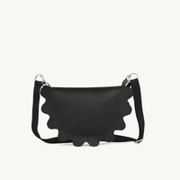 Mini pierożek czarny zamsz