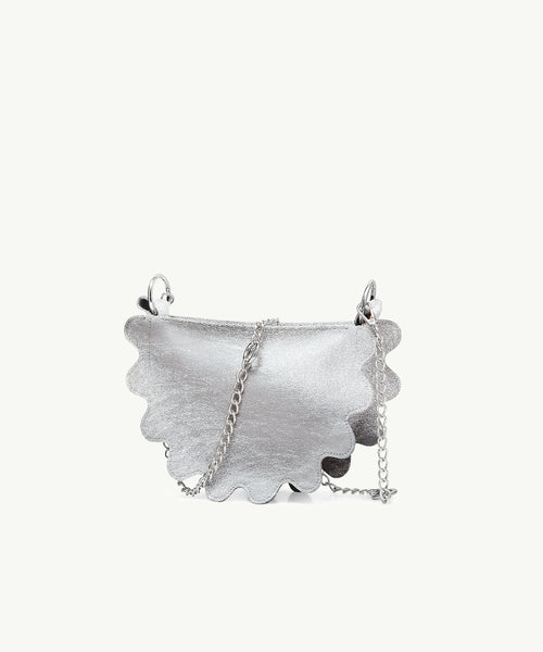 Mini pierożek srebrny metallic