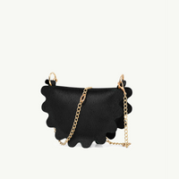 Mini pierożek czarny zamsz