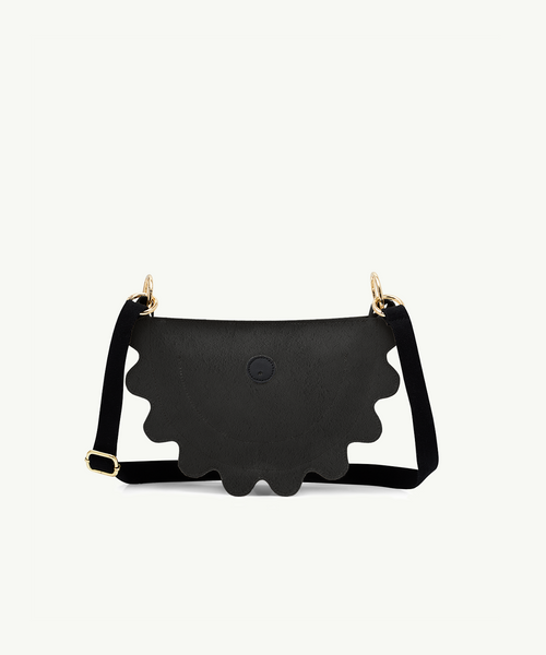 Mini pierożek czarny zamsz