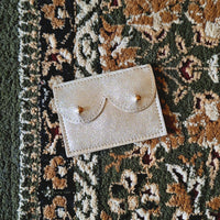 Mini cyckoportfel złoty metallic