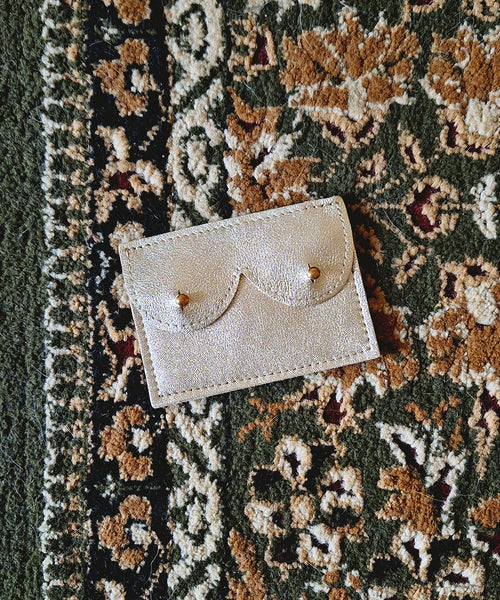 Mini cyckoportfel złoty metallic