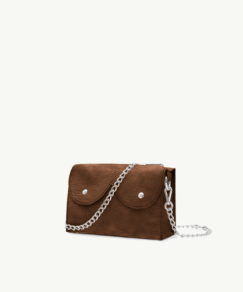 Mini cyckotorebka czekolada połysk