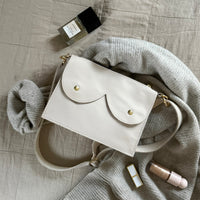 Mini cyckotorebka kremowa