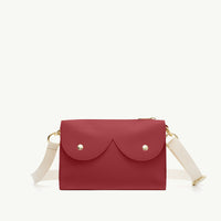 Mini cyckotorebka bordowa