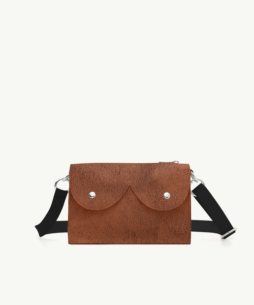 Mini cyckotorebka mleczna czekolada zamsz