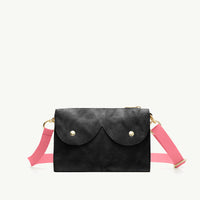 Mini cyckotorebka czarny połysk