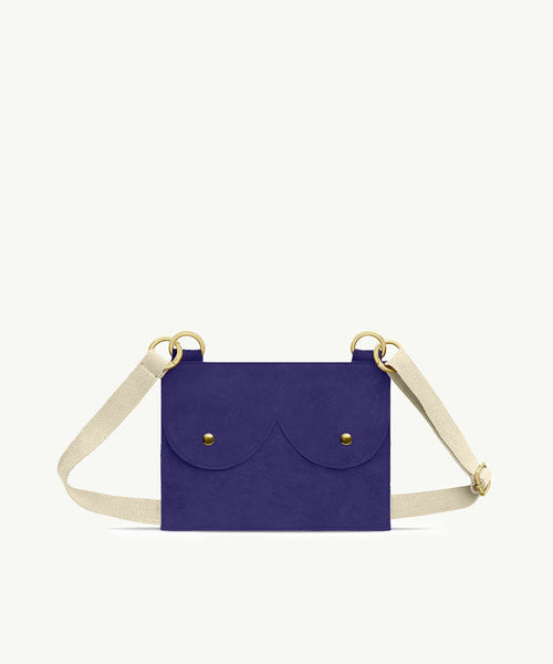 Cyckonerka fioletowa zamsz