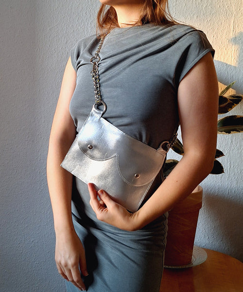 Cyckonerka srebrna metallic