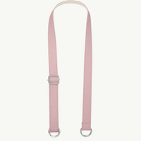 Pasek skórzany jasny różowy