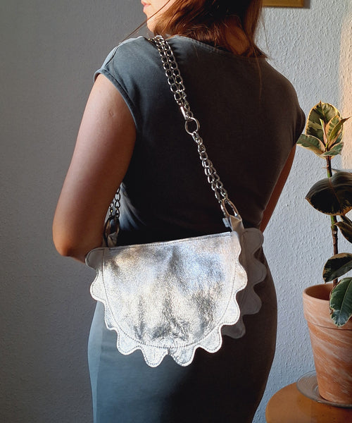 Pierożek srebrny metallic