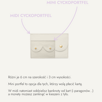 Mini cyckoportfel czerwony