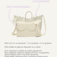 Cyckoshoper beżowy
